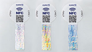 Discover the next generation of NFC labels with TRUSTCONCEPT® Three NFC Tamper Loop label samples